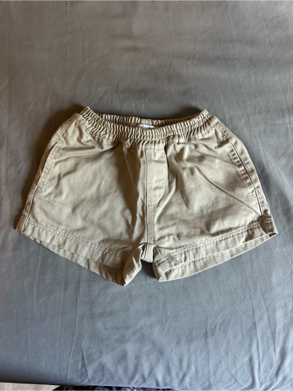 The Beaufort Bonnet Company Kids Elastic-Waist Sheffield Khaki Shorts